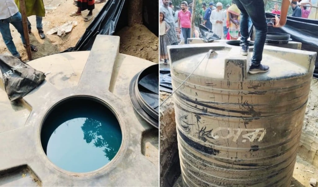 নাটোরে মাটির নিচে লুকানো ট্যাংক থেকে উদ্ধার ১০ হাজার লিটার তেল নাটোরে মাটির নিচে লুকানো ট্যাংক থেকে উদ্ধার ১০ হাজার লিটার তেল
