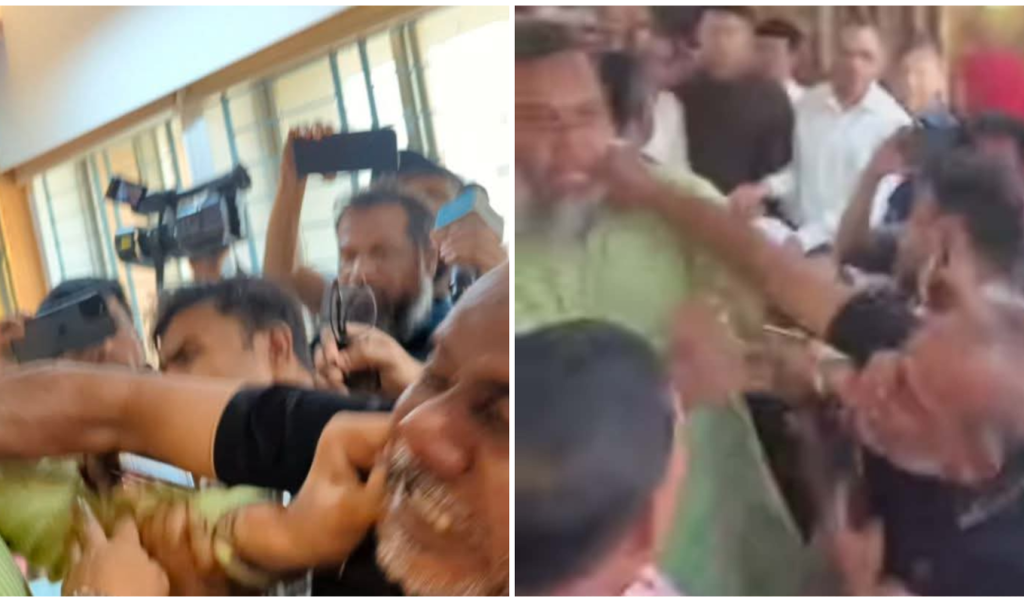 বগুড়া ৬ উপনির্বাচনে মনোনয়নপত্র জমায় হট্টগোল বগুড়া-৬ উপনির্বাচনে মনোনয়নপত্র জমায় হট্টগোল