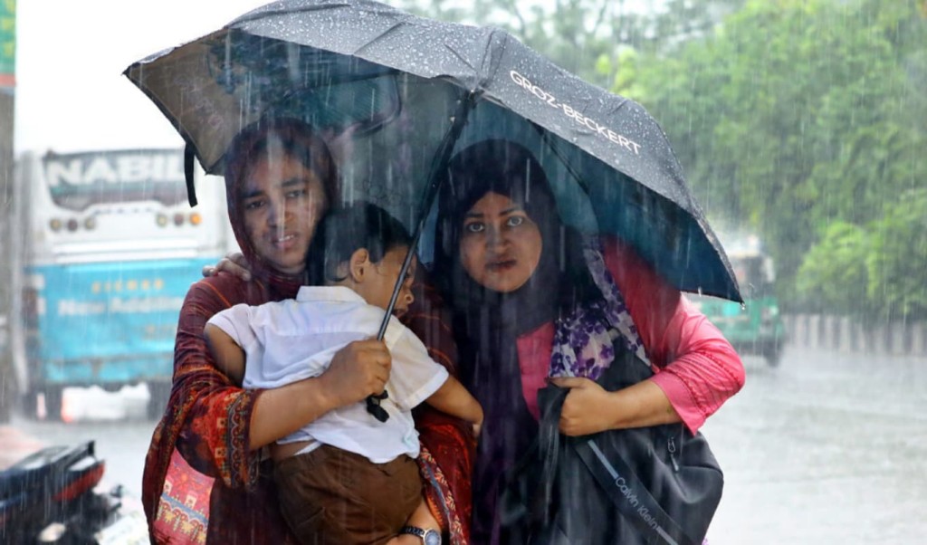 বজ্রবৃষ্টির সম্ভাবনার বার্তা আবহাওয়া অধিদপ্তরের