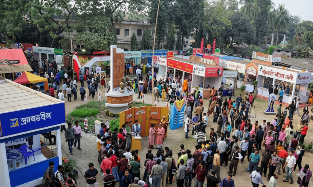 বর্ণাঢ্য আয়োজনে শেষ হচ্ছে একুশে বইমেলা বর্ণাঢ্য আয়োজনে শেষ হচ্ছে একুশে বইমেলা