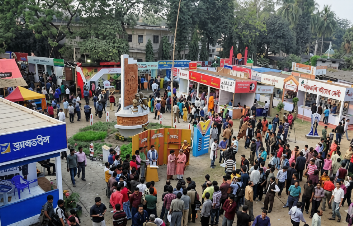 বর্ণাঢ্য আয়োজনে শেষ হচ্ছে একুশে বইমেলা