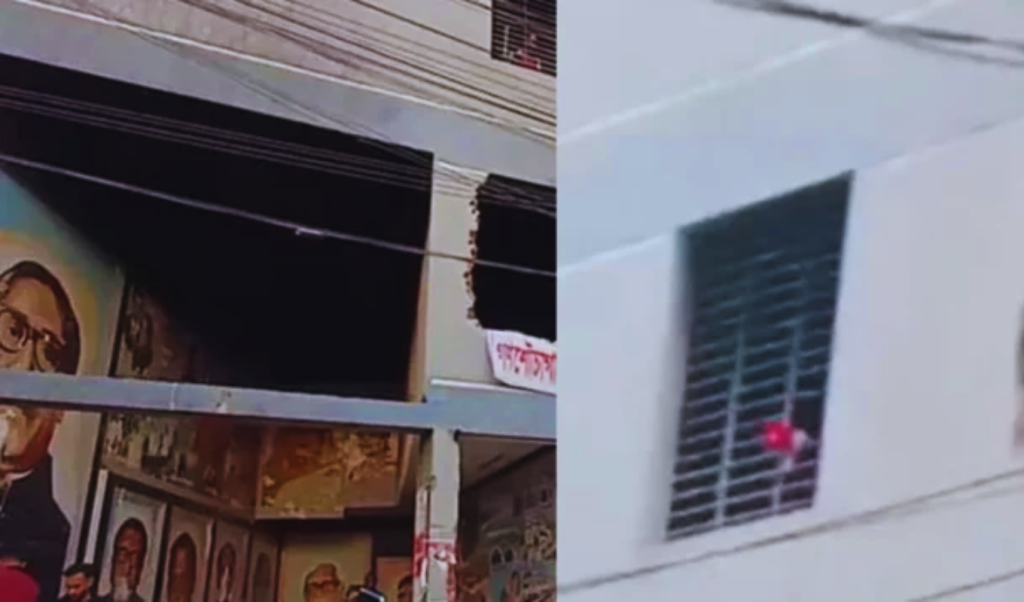 ভাঙা আওয়ামী লীগ কার্যালয়ে বাজলো ৭ মার্চের ভাষণ ভাঙা আওয়ামী লীগ কার্যালয়ে বাজলো ৭ মার্চের ভাষণ