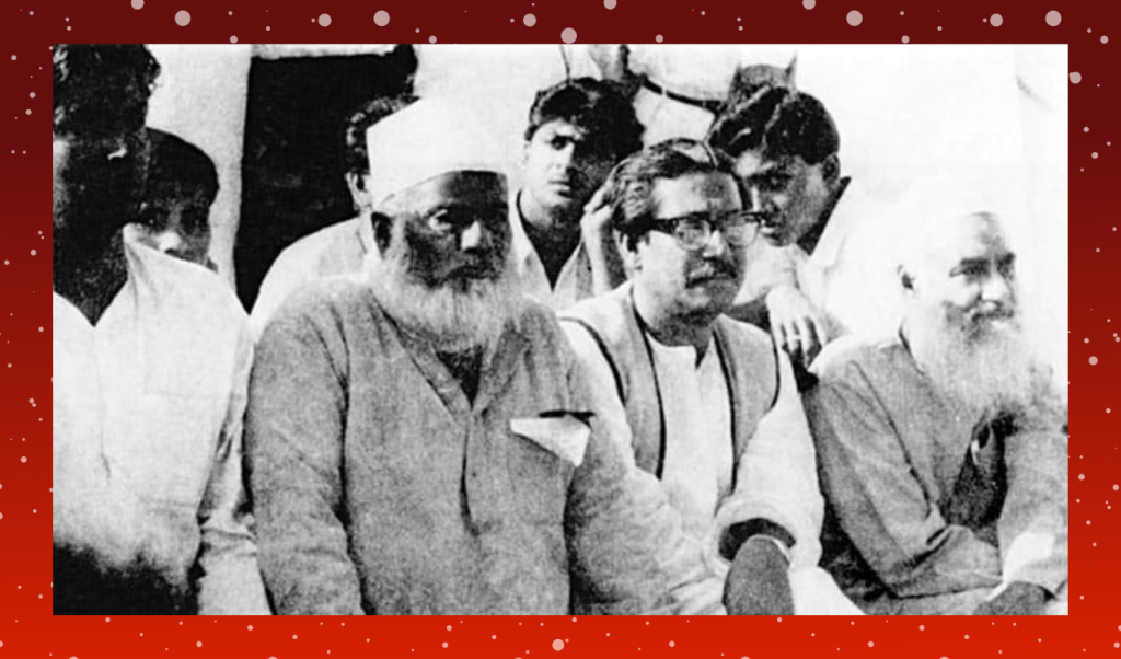মওলানা ভাসানী বঙ্গবন্ধুর স্বাধীনতার ডাকের প্রতি একাত্মতা ঘোষণা করেন মওলানা ভাসানী বঙ্গবন্ধুর স্বাধীনতার ডাকের প্রতি একাত্মতা ঘোষণা করেন