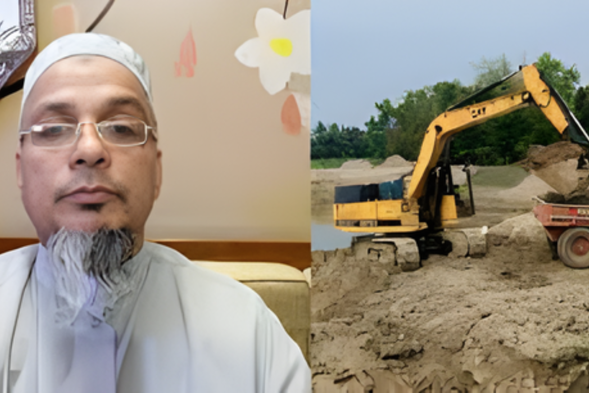 মুরাদনগরের ফসলি জমির মাটি ইটভাটায় জালাল হাজীর নিয়ন্ত্রণে