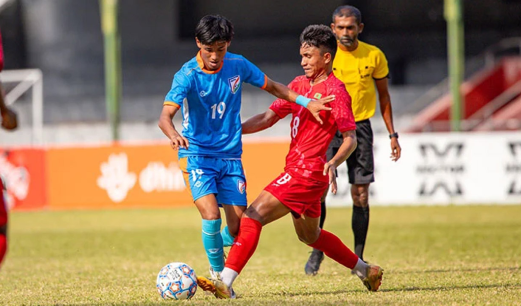 সাফ অনূর্ধ্ব ২০ ভারতের সঙ্গে উত্তেজনাপূর্ণ ড্র বাংলাদেশের সাফ অনূর্ধ্ব-২০: ভারতের সঙ্গে উত্তেজনাপূর্ণ ড্র বাংলাদেশের