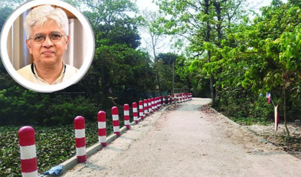 সাবেক উপদেষ্টা রাস্তা নির্মাণে প্রতিবেশী উচ্ছেদ সাবেক উপদেষ্টা রাস্তা নির্মাণে প্রতিবেশী উচ্ছেদ