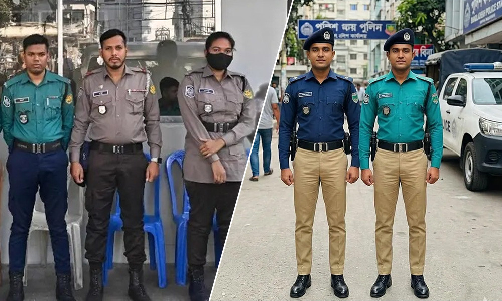 পুলিশের পোশাকে আবারও আসছে পরিবর্তন
