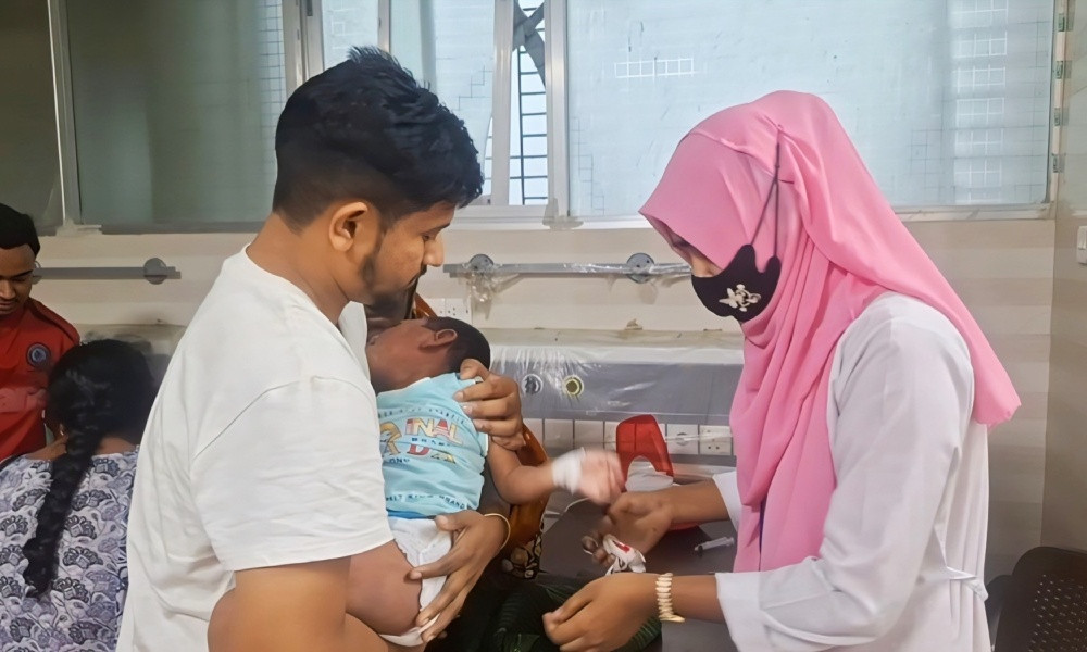 হবিগঞ্জে হামের প্রাদুর্ভাব রোগী বাড়ছে উদ্বেগ