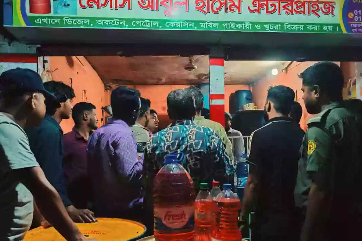 কুমিল্লায় লাইসেন্সবিহীন অকটেন মজুদে জরিমানা