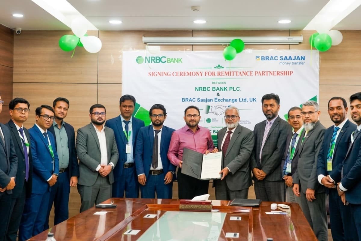 এনআরবিসি ব্যাংকের রেমিট্যান্স চ্যানেল সম্প্রসারণে ব্র্যাক সাজনের সঙ্গে চুক্তি