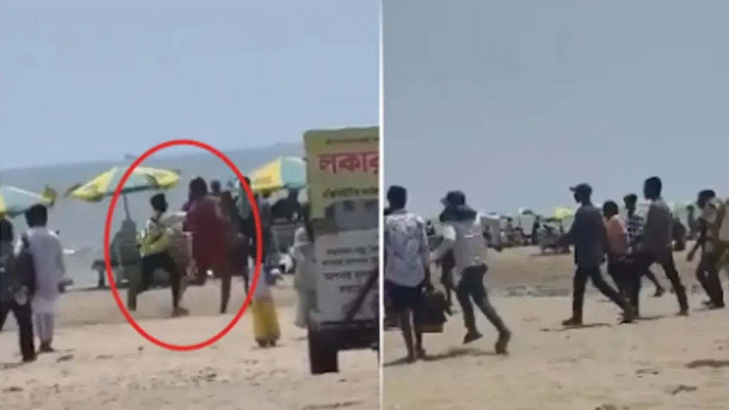 কক্সবাজার সমুদ্রসৈকতে পর্যটককে সংঘবদ্ধ মারধর দুই হামলাকারী আটক কক্সবাজার সমুদ্রসৈকতে পর্যটককে সংঘবদ্ধ মারধর: দুই হামলাকারী আটক