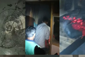 চরমোনাই কীর্তনখোলা-১০ লঞ্চে আগুন