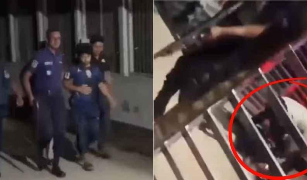 ছাত্রদল সংঘর্ষে পুলিশের সামনে মুয়াজকে হাতুড়ি দিয়ে হামলা ছাত্রদল সংঘর্ষে পুলিশের সামনে মুয়াজকে হাতুড়ি দিয়ে হামলা