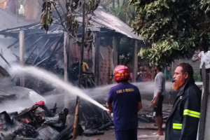 জমি লিখে না দেওয়ায় ছেলে বৃদ্ধ মায়ের ঘরে আগুন দিলো