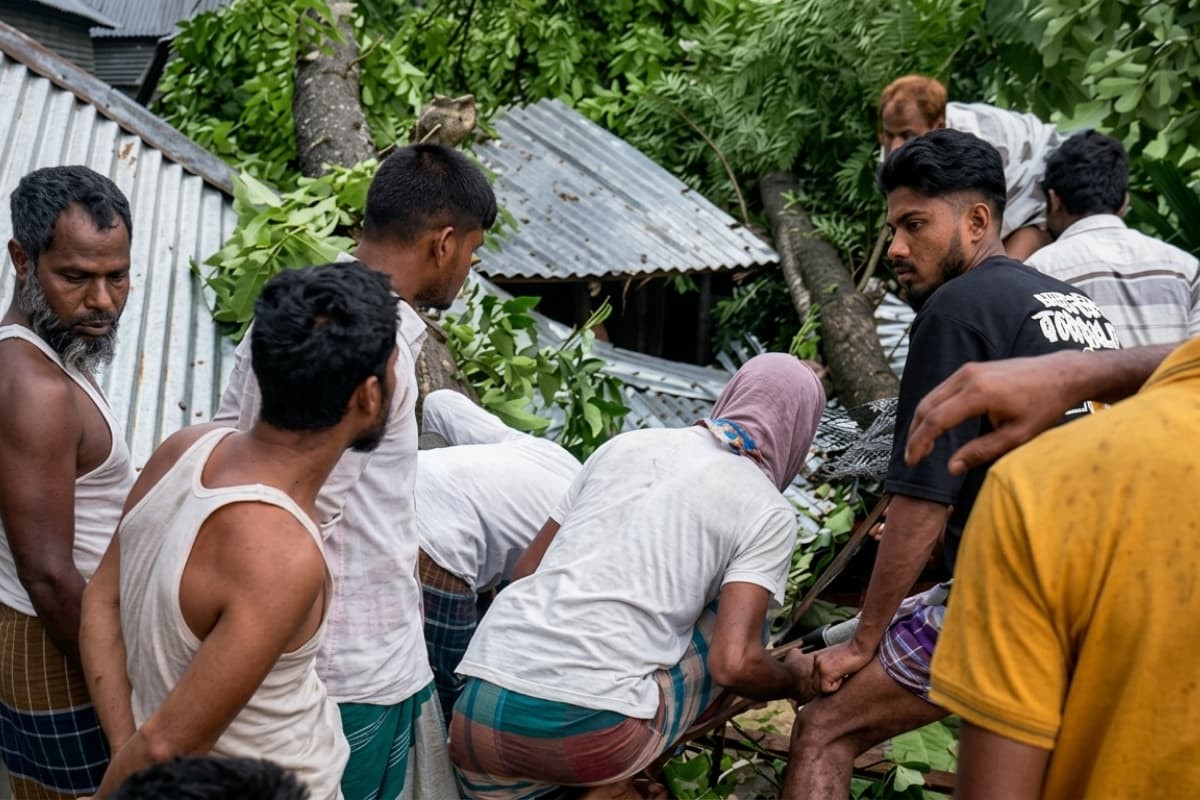 জামালপুরে ঘরের ওপর গাছ ভেঙে মা ও দুই মেয়ের মৃত্যু
