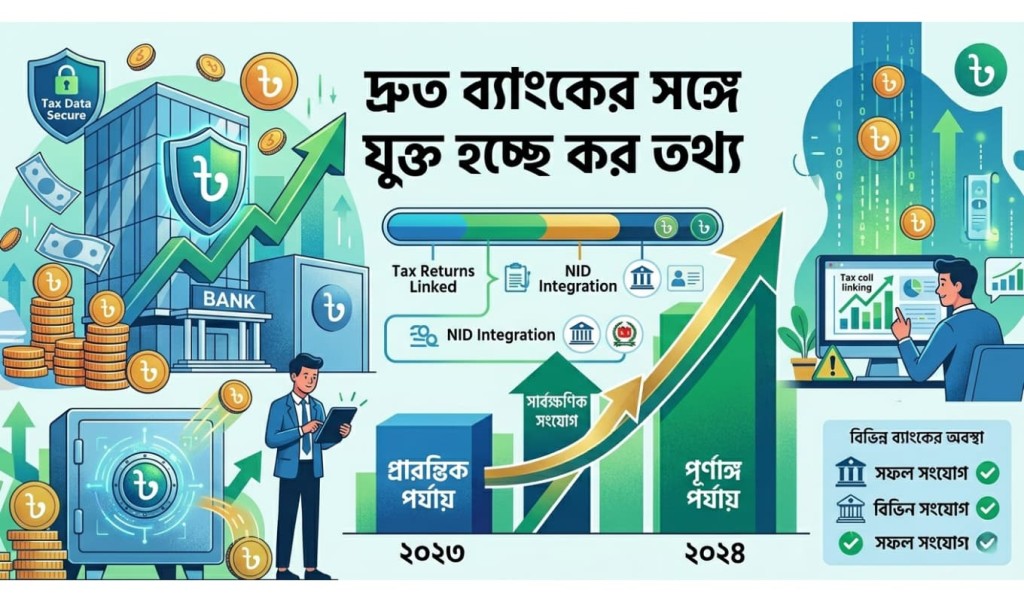 দ্রুত ব্যাংকের সঙ্গে যুক্ত হচ্ছে কর তথ্য 4 দ্রুত ব্যাংকের সঙ্গে যুক্ত হচ্ছে কর তথ্য