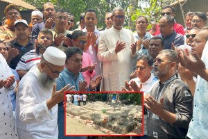 নিহত যুবদল নেতা হারুনের পরিবারকে তারেক রহমানের ঘর প্রদান