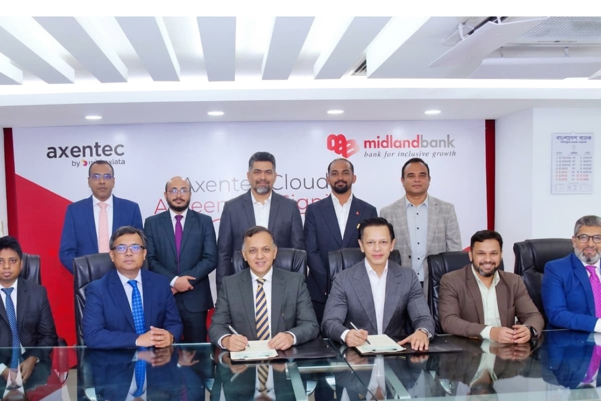 মিডল্যান্ড ব্যাংক-অ্যাক্সেন্টেক সমঝোতা স্মারক স্বাক্ষর