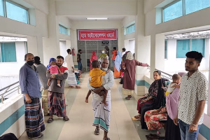 ময়মনসিংহে হামে শিশু ভর্তি বৃদ্ধি