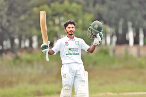 শান্ত ও স্থিতধী ব্যাটার অমিত হাসান: আড়াল ভেঙে জাতীয় টেস্ট দলে