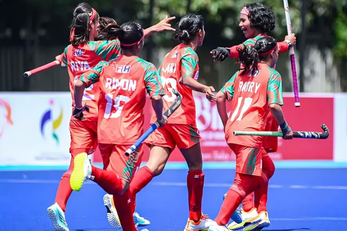 হংকংকে হারিয়ে ইতিহাস গড়ল বাংলাদেশের নারী হকি দল