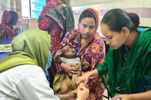 হামের ঝুঁকিতে শিশুদের সংখ্যা বাড়ছে