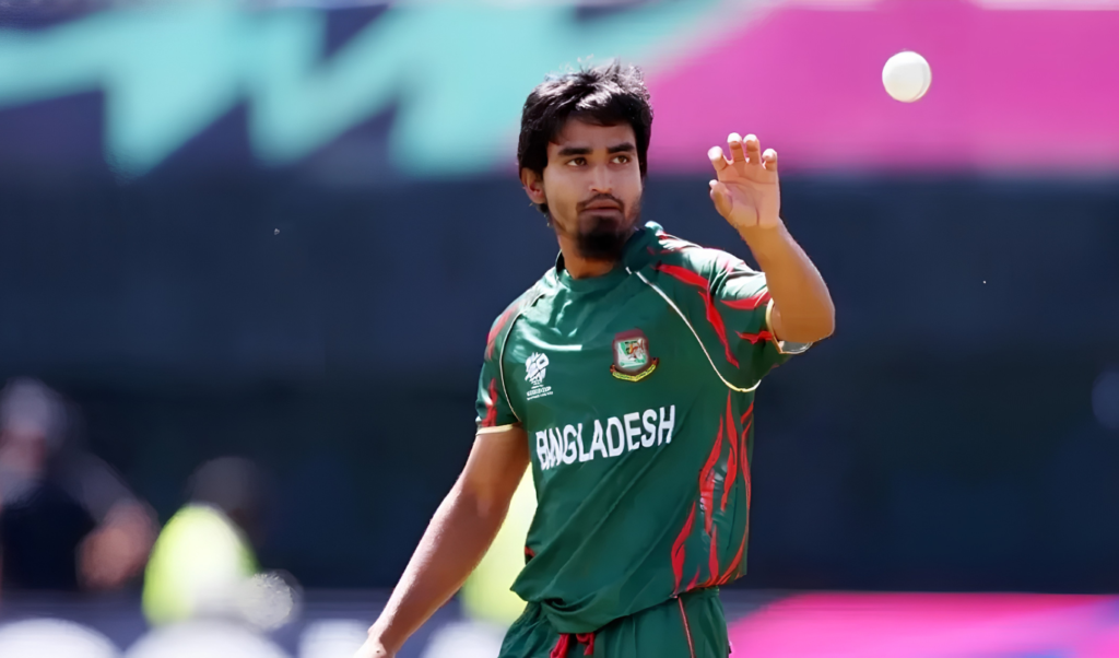 ইনজুরির কারণে দীর্ঘ মেয়াদের জন্য মাঠের বাইরে পেসার তানজিম সাকিব ইনজুরির কারণে দীর্ঘ মেয়াদের জন্য মাঠের বাইরে পেসার তানজিম সাকিব