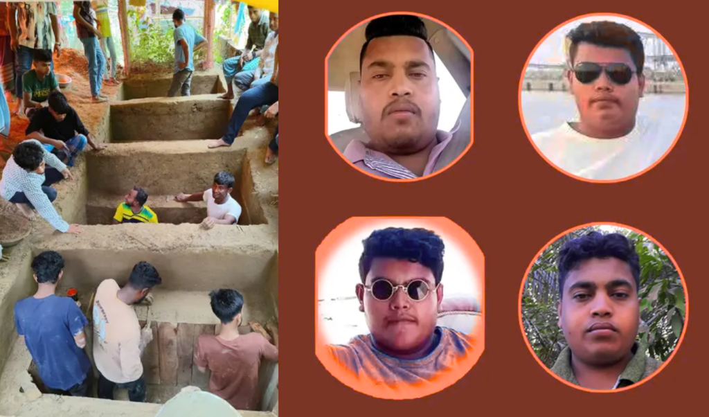 ওমান থেকে কফিনবন্দী হয়ে ফিরলেন চার ভাই পাশাপাশি দাফন ওমান থেকে কফিনবন্দী হয়ে ফিরলেন চার ভাই, পাশাপাশি দাফন