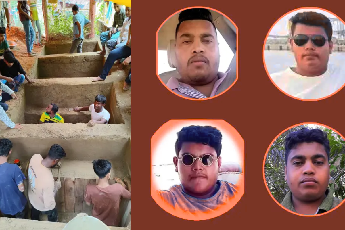 ওমান থেকে কফিনবন্দী হয়ে ফিরলেন চার ভাই, পাশাপাশি দাফন