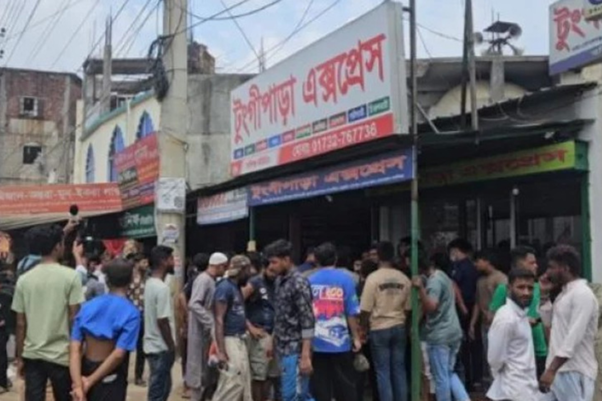 তেঘরিয়া বাসস্ট্যান্ডে চাঁদাবাজি নিয়ে দুই পক্ষের রক্তক্ষয়ী সংঘর্ষ