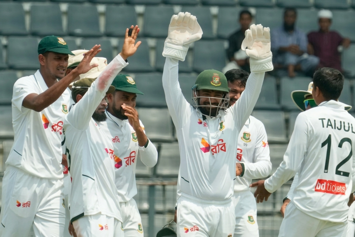 মিরপুরে জয়ের দ্বারপ্রান্তে বাংলাদেশ, দরকার তিন উইকেট