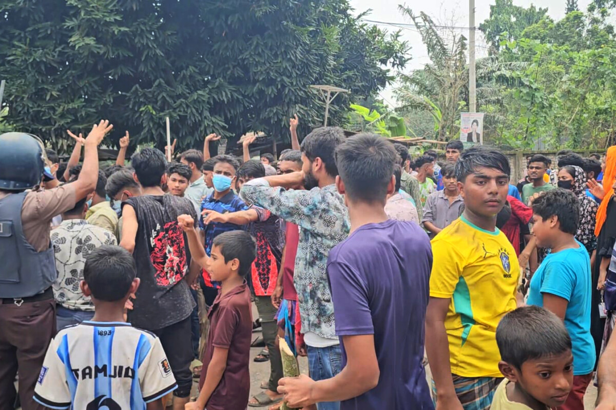 অসুস্থ শ্রমিকের মৃত্যু ঘিরে শ্রীপুরে উত্তেজনা