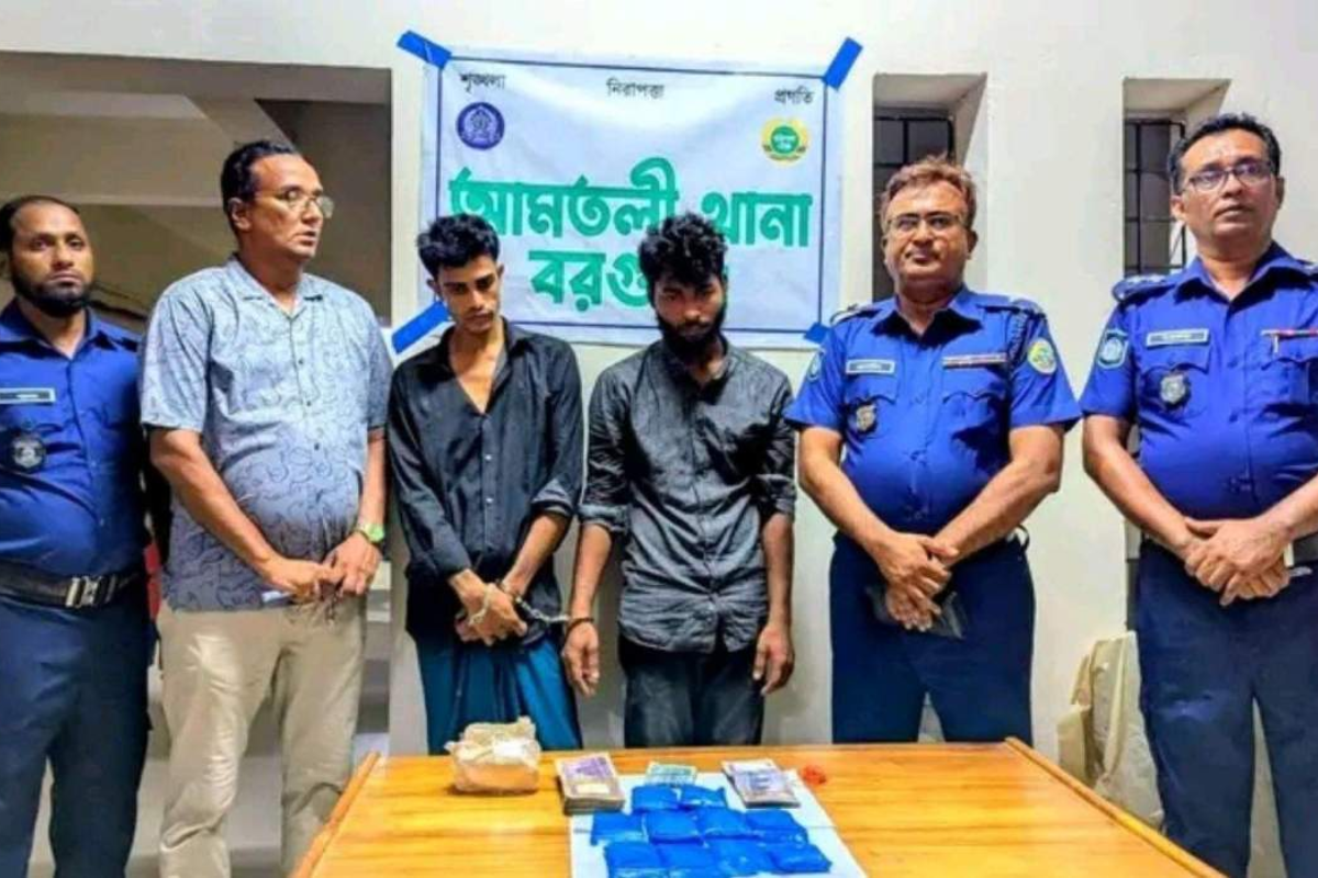 আমতলীতে পৌনে ছয় লাখ টাকার ইয়াবাসহ ছাত্রদল নেতা আটক