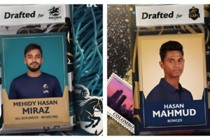 এলপিএল ড্রাফট থেকে দল পেলেন মিরাজ ও হাসান