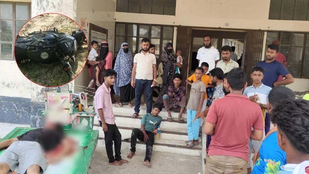 কুয়াকাটায় মোটরবাইক নিয়ন্ত্রণ হারিয়ে গাছের সঙ্গে ধাক্কা কিশোর নিহত আহত ২ কুয়াকাটায় মোটরবাইক নিয়ন্ত্রণ হারিয়ে গাছের সঙ্গে ধাক্কা: কিশোর নিহত, আহত ২