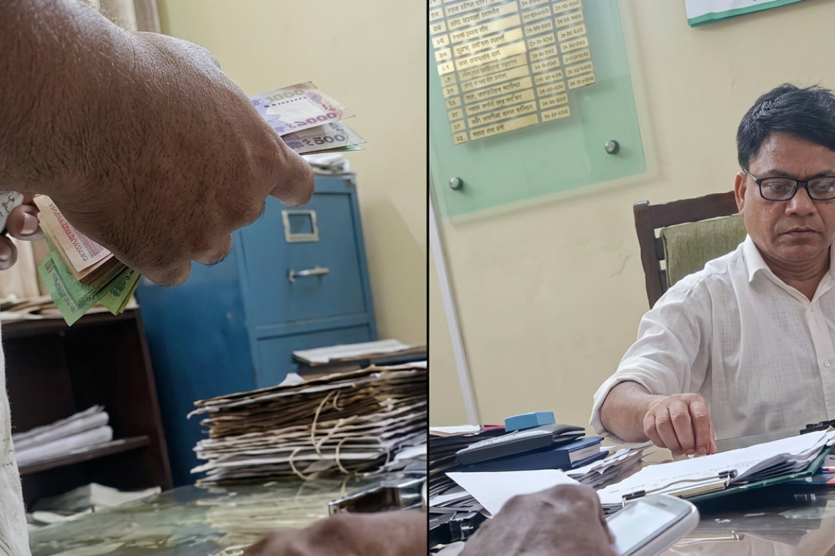 ক্যালকুলেটরে হিসাব কষে ঘুষ দাবি সরকারি কর্মকর্তার