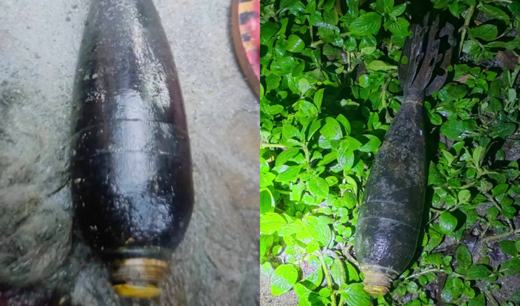 গুপ্তধন ভেবে মর্টারশেল নিয়ে বাড়িতে শ্রমিকরা গুপ্তধন ভেবে মর্টারশেল নিয়ে বাড়িতে শ্রমিকরা