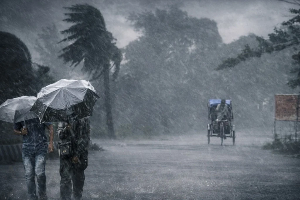 দশ অঞ্চলে দুপুরে ঝড়বৃষ্টির সতর্কতা জারি দশ অঞ্চলে দুপুরে ঝড়বৃষ্টির সতর্কতা জারি