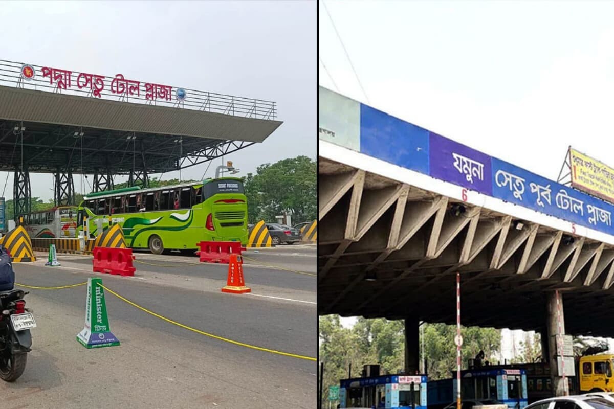 দশ দিনে দুই সেতু থেকে টোল আদায় ৬৪ কোটি