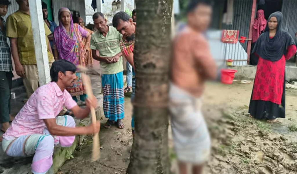 ধারের টাকা চাওয়ায় প্রবাসীকে গাছে বেঁধে নির্যাতন ধারের টাকা চাওয়ায় প্রবাসীকে গাছে বেঁধে নির্যাতন