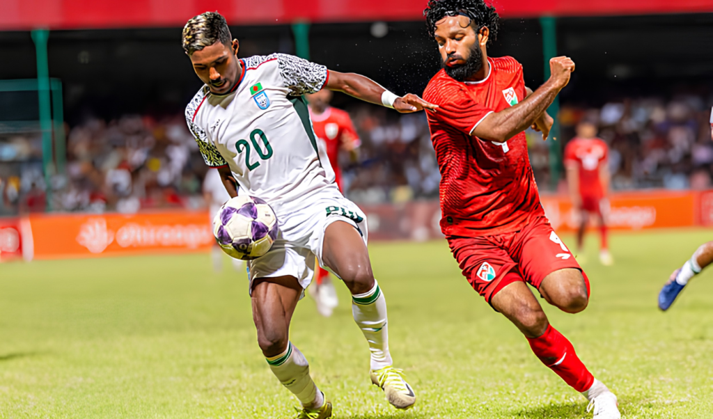 বাংলাদেশ ও মালদ্বীপ ম্যাচে বিশৃঙ্খলা রেফারির সিদ্ধান্ত ও মাঠের পরিস্থিতি বাংলাদেশ ও মালদ্বীপ ম্যাচে বিশৃঙ্খলা: রেফারির সিদ্ধান্ত ও মাঠের পরিস্থিতি