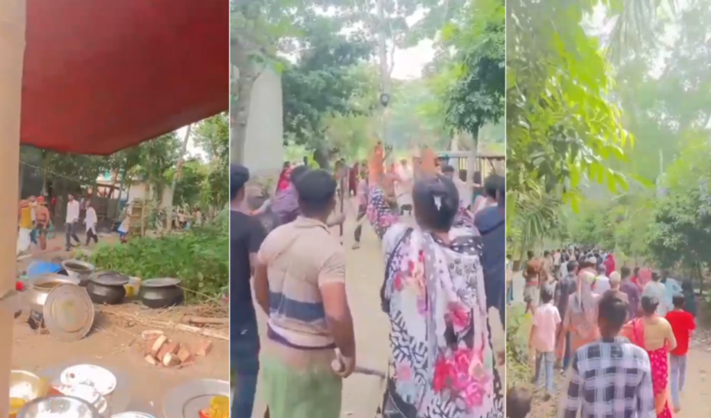 বিয়ে বাড়িতে মাংস কম দেওয়া নিয়ে সংঘর্ষ আহত ১০ বিয়ে বাড়িতে মাংস কম দেওয়া নিয়ে সংঘর্ষ, আহত ১০