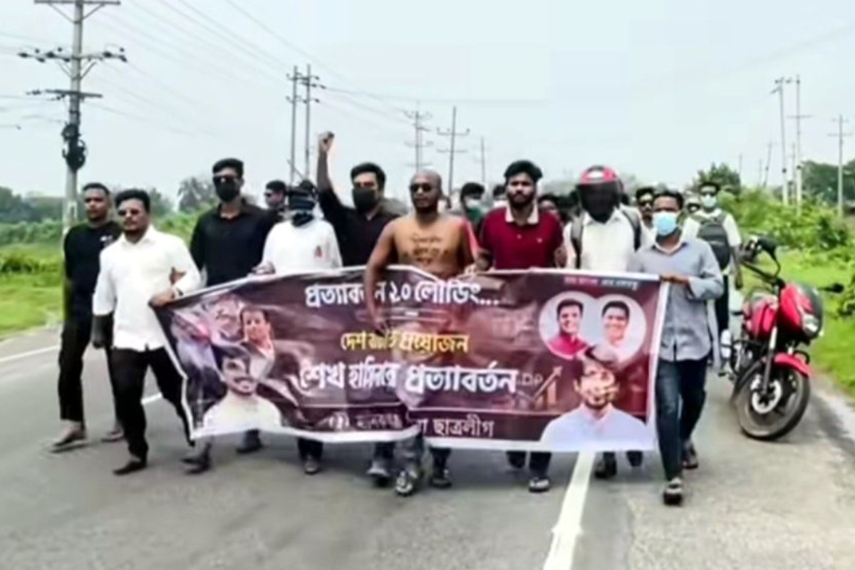 মানিকগঞ্জ জেলা ছাত্রলীগের ঝটিকা মিছিলের ভিডিও প্রকাশ
