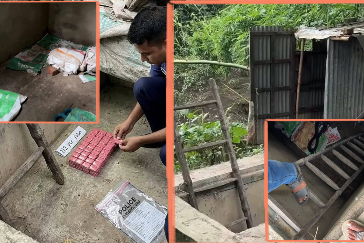 সিংগাইরে মাটির নিচে গোপন বাঙ্কারে মাদক কারবার