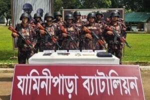 খাগড়াছড়ি সীমান্তে বিজিবির সঙ্গে গোলাগুলি, ৪ পিস্তল ও গুলি উদ্ধার