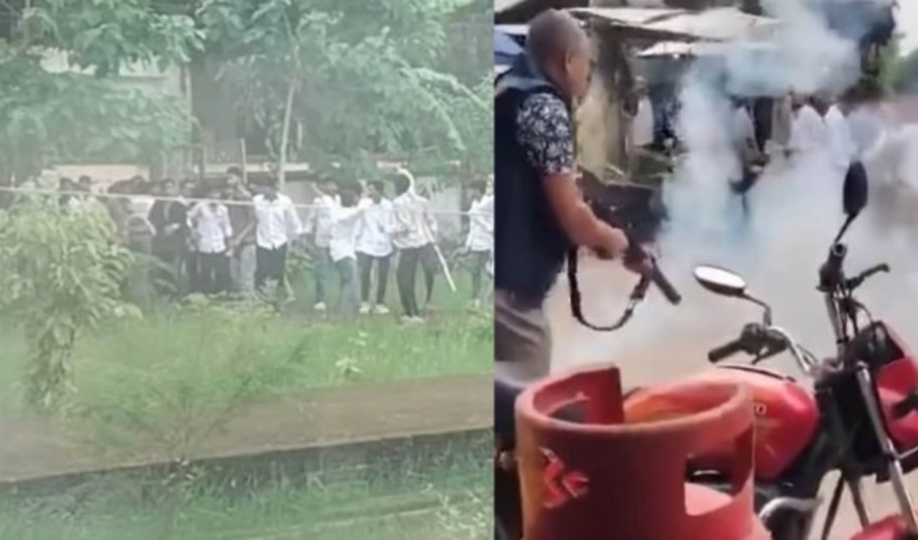 চরফ্যাশনে এইচএসসি পরীক্ষার্থী পুলিশ সংঘর্ষ টিয়ারশেল নিক্ষেপ ও কক্ষ ভাঙচুর চরফ্যাশনে এইচএসসি পরীক্ষার্থী-পুলিশ সংঘর্ষ, টিয়ারশেল নিক্ষেপ ও কক্ষ ভাঙচুর