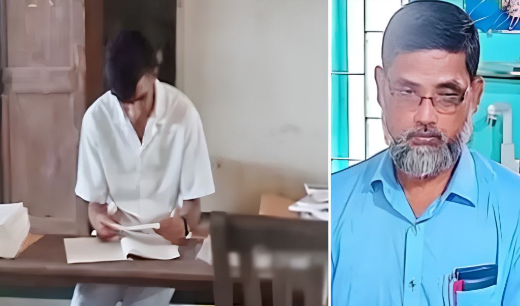 ছাত্রকে দিয়ে এসএসসির খাতা মূল্যায়ন দেবিদ্বারে শিক্ষক ও শিক্ষার্থী গ্রেফতার ছাত্রকে দিয়ে এসএসসির খাতা মূল্যায়ন, দেবিদ্বারে শিক্ষক ও শিক্ষার্থী গ্রেফতার