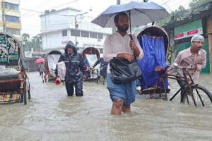 ঢাকাসহ ছয় বিভাগে অতিভারী বৃষ্টির পূর্বাভাস, বন্যার শঙ্কা