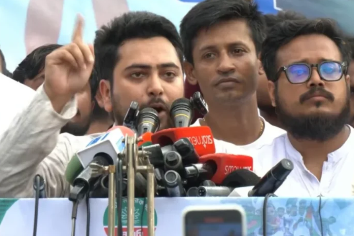 নিজ জেলায় মাদক বন্ধে ব্যর্থ স্বরাষ্ট্রমন্ত্রী, গাজীপুরে নাহিদ ইসলামের তোপ
