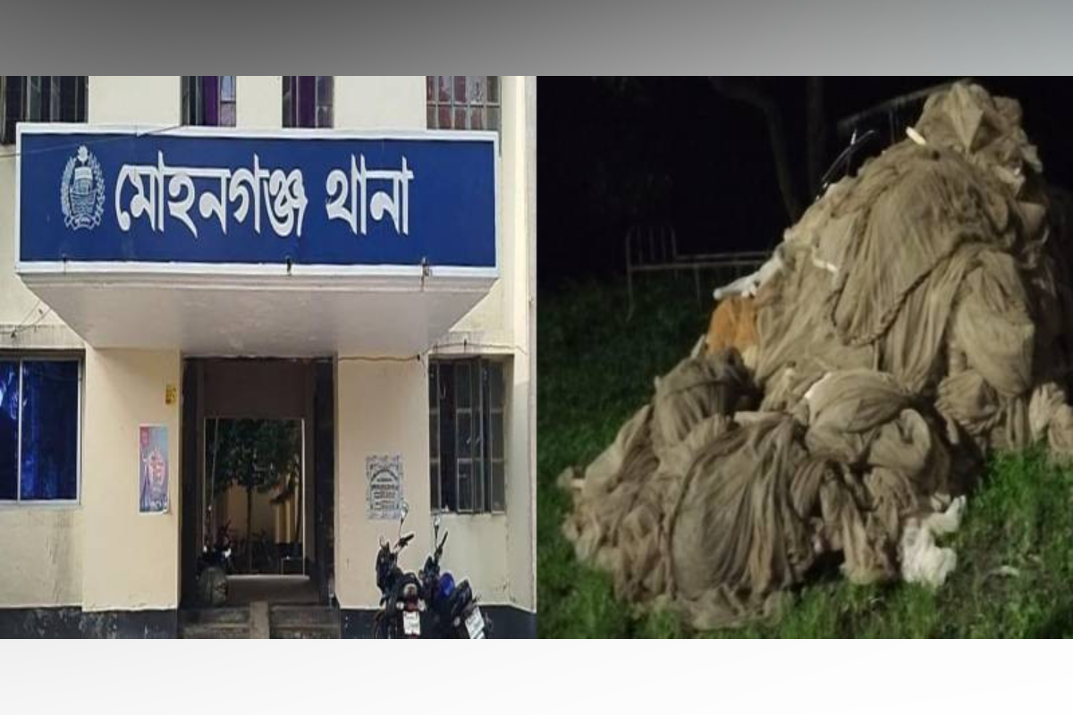 নেত্রকোনায় জব্দকৃত নিষিদ্ধ জাল ছিনতাই, ১১৬৫ জেলের বিরুদ্ধে মামলা